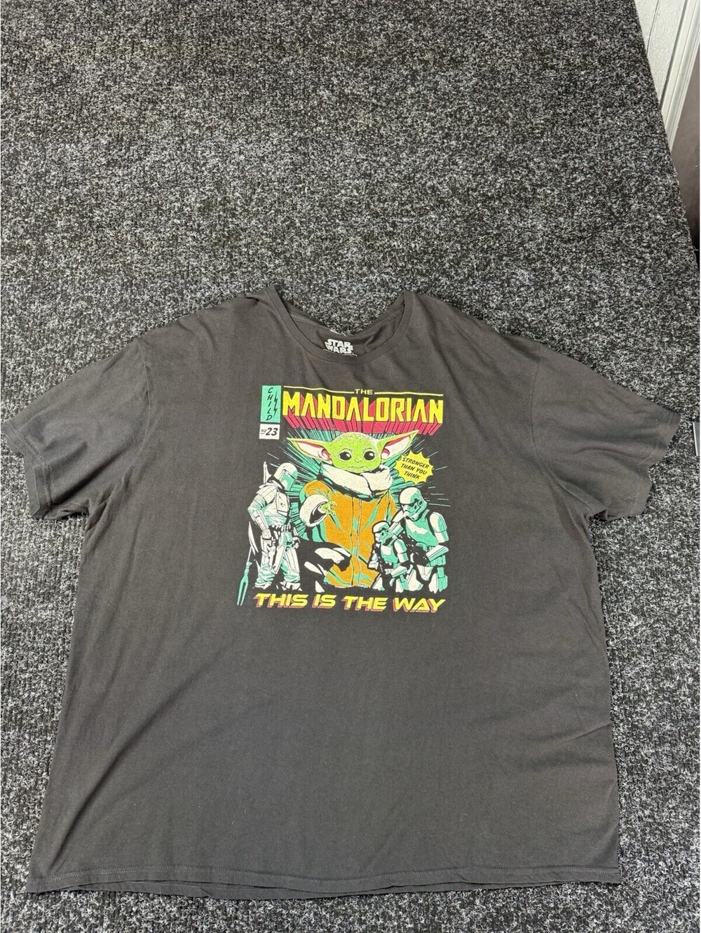 MAD Engine Star Wars The Mandalorian Grogu "This Is The Way" Graphic T-Shirt